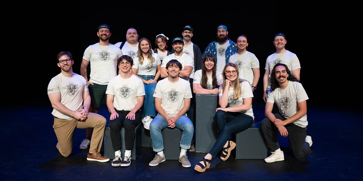 Group photo of all Sketch Comedy instructors